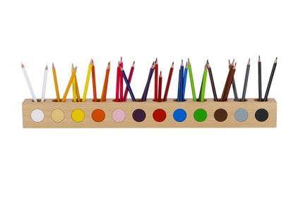 Sorter na kredki mazaki 12 kolorów dla dzieci EKO Organizer na biurko