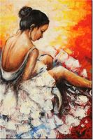 100 70CM OBRAZ PŁÓTNO BALET PŁÓTNO RAMA