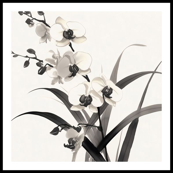 Plakat 80x80cm Orchidea zdjęcie 3