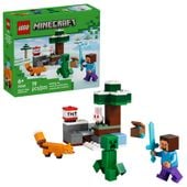 LEGO Minecraft 21583 Przygoda Steve'a w tajdze Klocki Figurki Creeper 6+