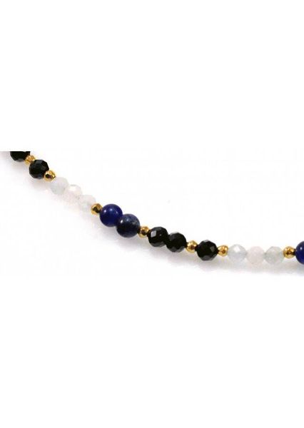 Naszyjnik Sodalit Spinel 925 zdjęcie 2