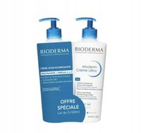 Bioderma Atoderm Crème Ultra Krem 2 x 500 ml do skóry suchej