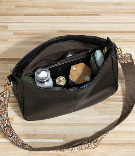 TOREBKA DAMSKA TORBA NA RAMIĘ SKÓRZANA MIEJSKA POJEMNA CZARNA LISTONOSZKA na Arena.pl