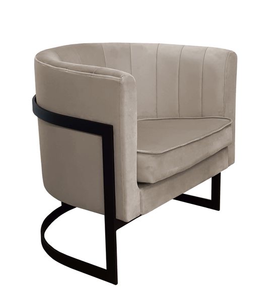 Fotel Glamour podstawa czarna MG09 zdjęcie 1