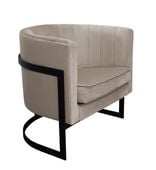 Fotel Glamour podstawa czarna MG09