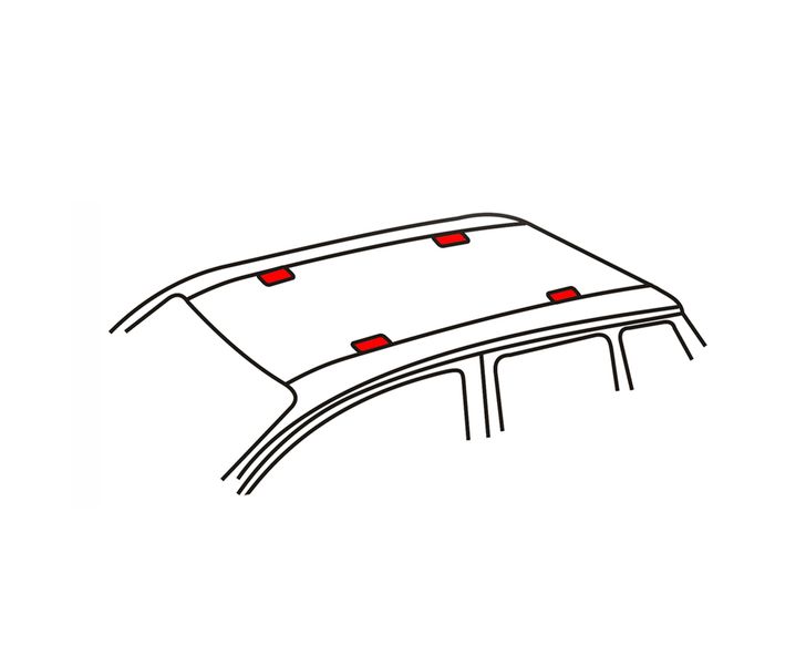 Bagażnik dachowy na dach Ford C-Max 2003-2010 zdjęcie 6