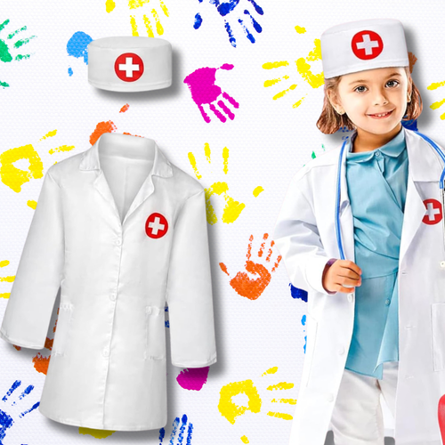 doktor drewniany zestaw lekarski lekarz stetoskop strój dla dzieci na Arena.pl