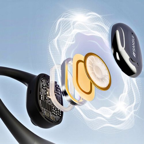 Słuchawki bezprzewodowe ZAUSZNE SANSUI W93 ENC dwa mikrofony BLUETOOTH 5.4 na Arena.pl