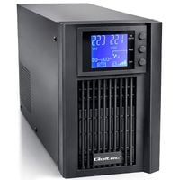 Qoltec UPS 1kVA 800W Pure Sine Wave LCD AVR CE