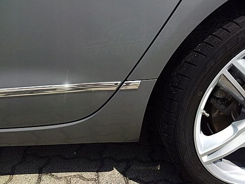 Audi A6 C7 - Listwy CHROM Boczne Bok Drzwi Tuning na Arena.pl