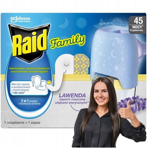 RAID ELEKTROFUMIGATOR Z PŁYNEM OWADOBÓJCZYM BEZPIECZNY DLA DZIECI na Arena.pl