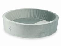 Suchy basen 130x30 Velvet szary bez piłeczek