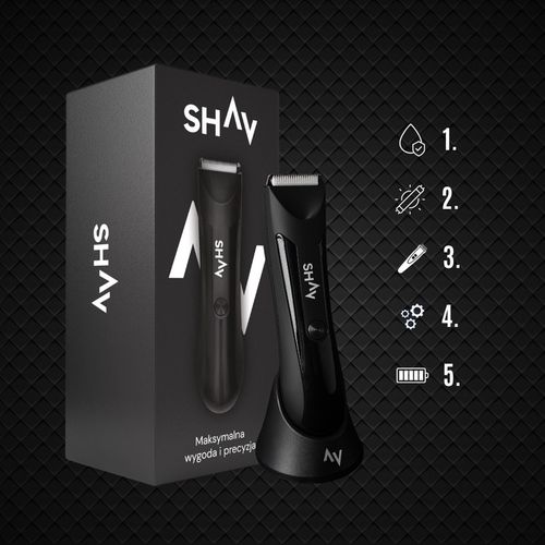 SHAV Maszynka do Strzyżenia Golenia Włosów Zarostu | PREZENT dla Mężczyzn na Arena.pl