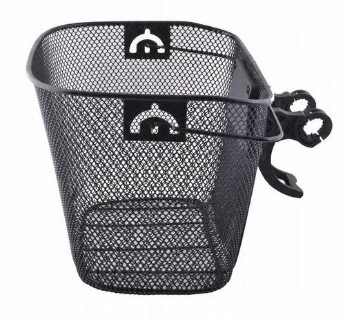 Kosz na rower METALOWY koszyk na kierownicę CLICK z uchwytem + WKŁAD na Arena.pl