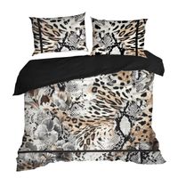 Pościel z makosatyny 160X200 70X80X2 Ewa Minge z motywami zwierzęcymi