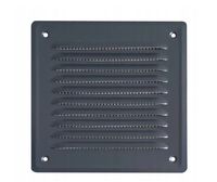 kratka metalowa skośna z siatką 14*14cm grafit - rx 02-717gr