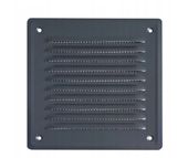 kratka metalowa skośna z siatką 14*14cm grafit - rx 02-717gr