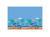 Obrus foliowy Stitch & Angel, 120x180 cm