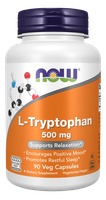 NOW FOODS L-Tryptofan 500 mg (90 kaps.)