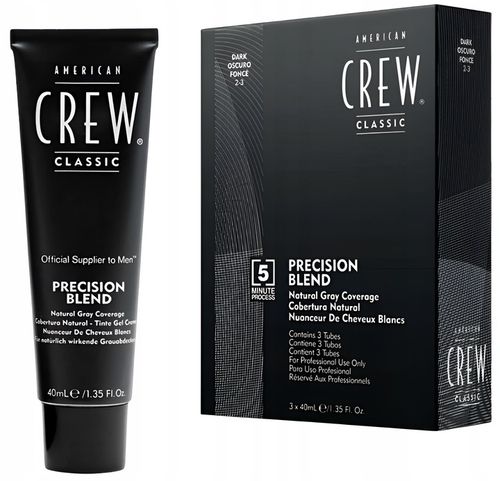 American Crew, Blend Dark 3X40Ml Odsiwiacz Do Włosów Dla Mężczyzn na Arena.pl