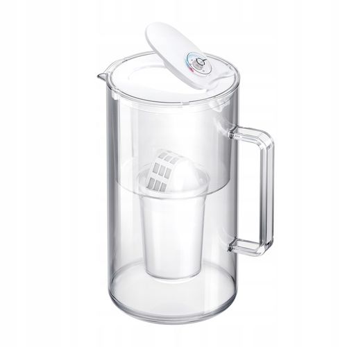 Dzbanek filtrujący szklany Aquaphor Nord 2,5l z wkładem A5 (350l), biały na Arena.pl