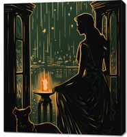 Obraz 90x100cm Nocne Szeptanie