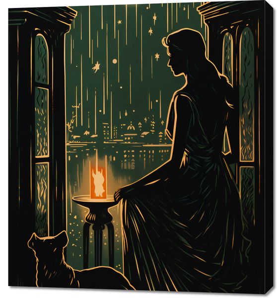 Obraz 90x100cm Nocne Szeptanie zdjęcie 1