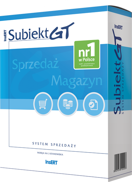 InsERT Subiekt GT system sprzedaży z magazynem, fakturowanie 3 stanowiska zdjęcie 1