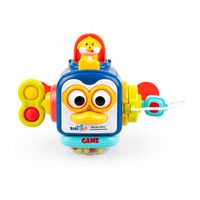 KOSTKA PINGWIN DUMEL SENSORYCZNA ZABAWKA ZRĘCZNOŚCIOWA ROZWIJA TULIFUN 12M+