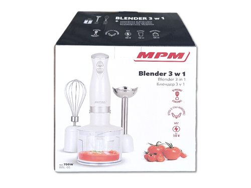 Blender ręczny 3w1 - MPM 700W - Biały na Arena.pl