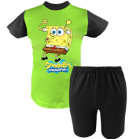 Krótka Piżama dziecięca SpongeBob Kanciastoporty
