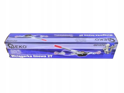 WYCIĄGARKA WCIĄGARKA LINOWA RĘCZNA 2T 2,5M GEKO na Arena.pl