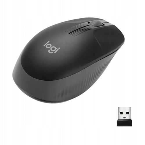 Myszka bezprzewodowa Logitech M190 Logi Czarna optyczna 1000 DPI Wygodna na Arena.pl