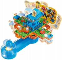 LABIRYNT SUPER MARIO GRA ZRĘCZNOŚCIOWA MAZE GAME DX ZESTAW Z FIGURKAMI