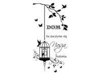 40X60CM DOM NASZA HISTORIA OBRAZ DRUK