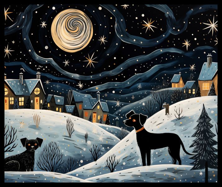 Plakat 60x50cm Nocny Psi Patrol zdjęcie 2