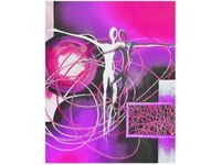 40X50CM TAŃCZĄCE POSTACIE FIOLECIE OBRAZ