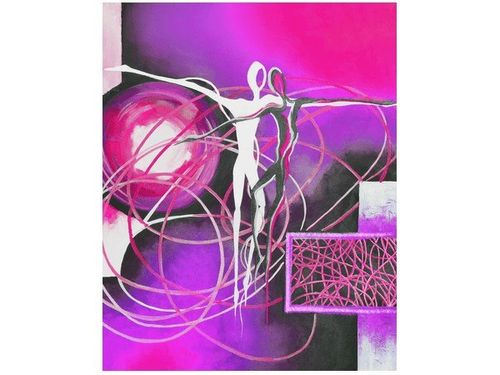 40X50CM TAŃCZĄCE POSTACIE FIOLECIE OBRAZ na Arena.pl