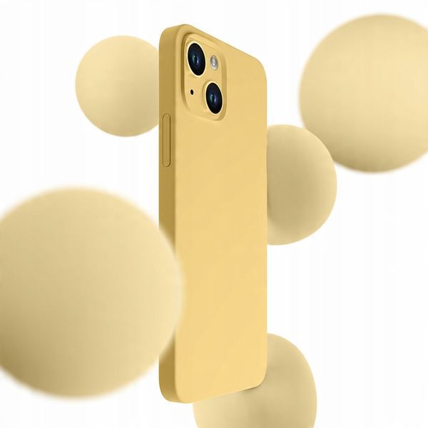Etui na Apple iPhone 15 Plus - 3mk HARDY Silicone MagCase Yellow zdjęcie 2