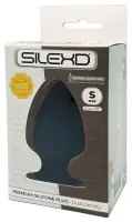 silexd plug termoaktywny silikonowy czarny 9cm - miękki lub twardy