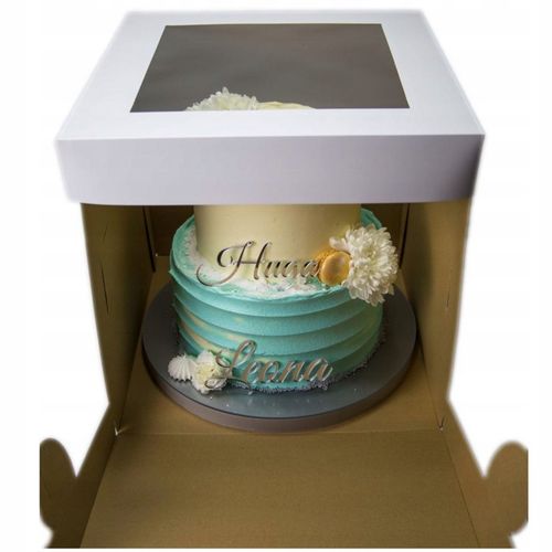 Pudełko Karton na TORT z Okienkiem 5 szt. 25x25x25 na Arena.pl