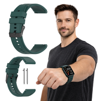 Pasek do Xiaomi Redmi Watch 5 Lite opaska bransoleta silikon zielony 22mm