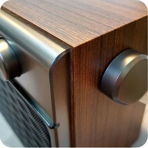 Radio Kuchenne Retro Drewniane Bluetooth Usb Fm Sd zdjęcie 3