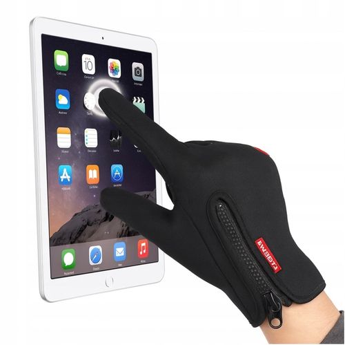 Rękawiczki termiczne ocieplane termoaktywne zimowe czarne damskie na Arena.pl