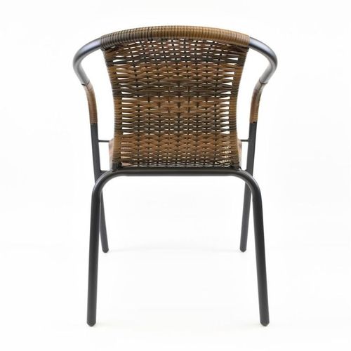 Krzesło bistro ogrodowe, składane, brązowe na Arena.pl