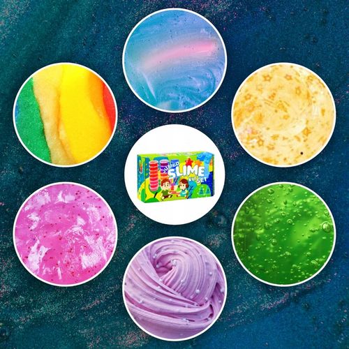 ZESTAW SLIME DO ROBIENIA GLUTÓW WIELKI KREATYWNY 120w1 BOX FABRYKA PREZENT na Arena.pl