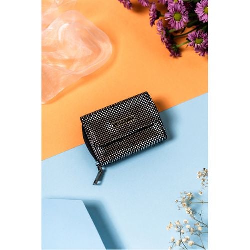 mały, kompaktowy portfel damski z błyszczącej skóry naturalnej - lorenti na Arena.pl