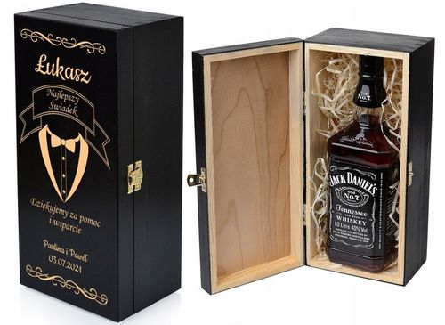 PODZIĘKOWANIE DLA ŚWIADKA SKRZYNKA NA WHISKEY na Arena.pl