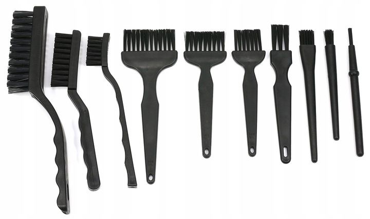 ZESTAW SZCZOTEK PĘDZEL ESD DO CZYSZCZENIA PCB 10x zdjęcie 1