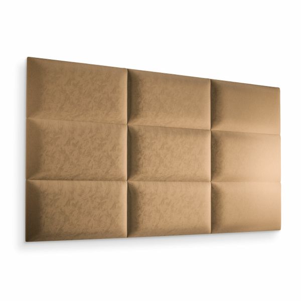 PANELE TAPICEROWANE ŚCIENNE BEŻOWE WEZGŁOWIE 3D 60cm x 40cm zdjęcie 3